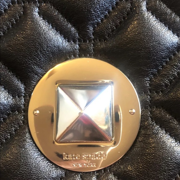 NWT Kate Spade WKRU 3570Crossbody Quilted Lthr BLK - Picture 11 of 12